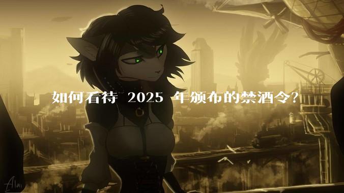 如何看待 2025 年颁布的禁酒令？